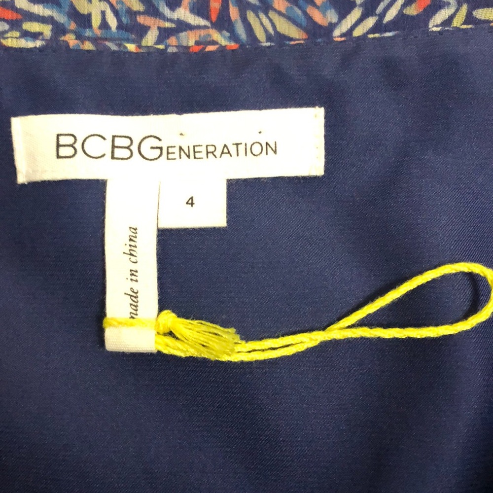 Bcbgeneration Ruffle Dress Adjustable Straps Nwot - image 7